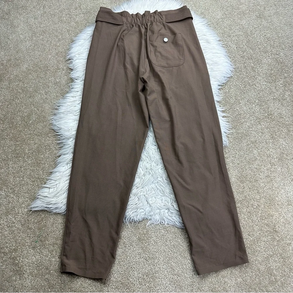 Athleta Skyline Plaid Pant II Brown Plaid_7